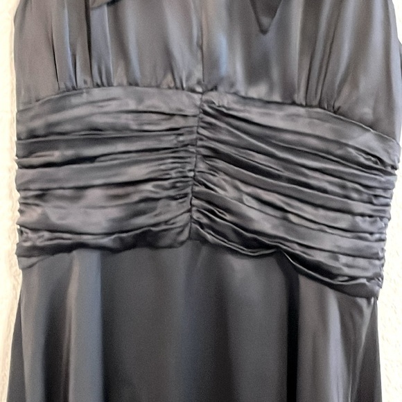Harold’s Women’s Mini Dress Size 10 Black 100% Silk Marilyn Style Cocktail - Picture 6 of 15